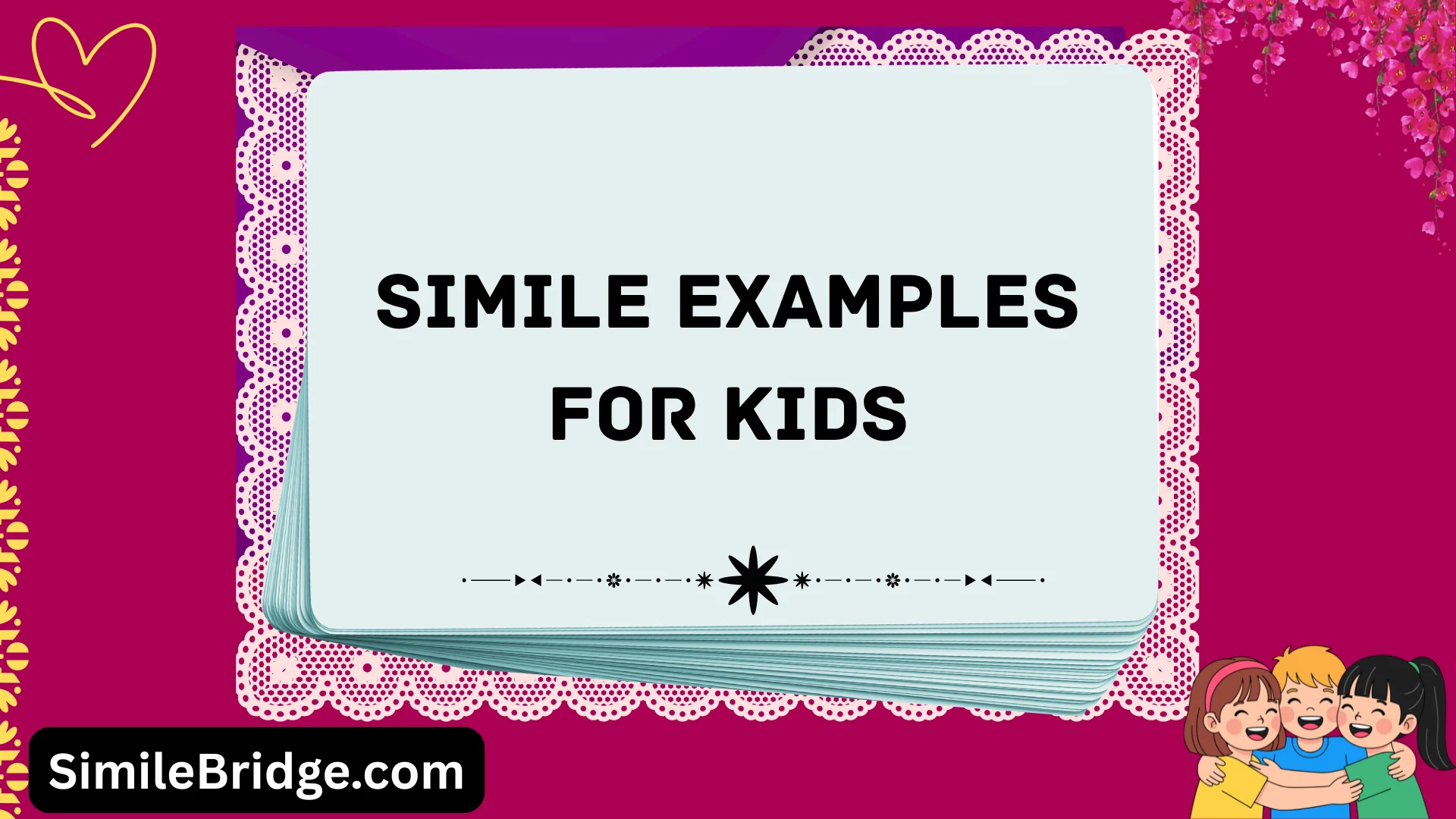simile examples for kids