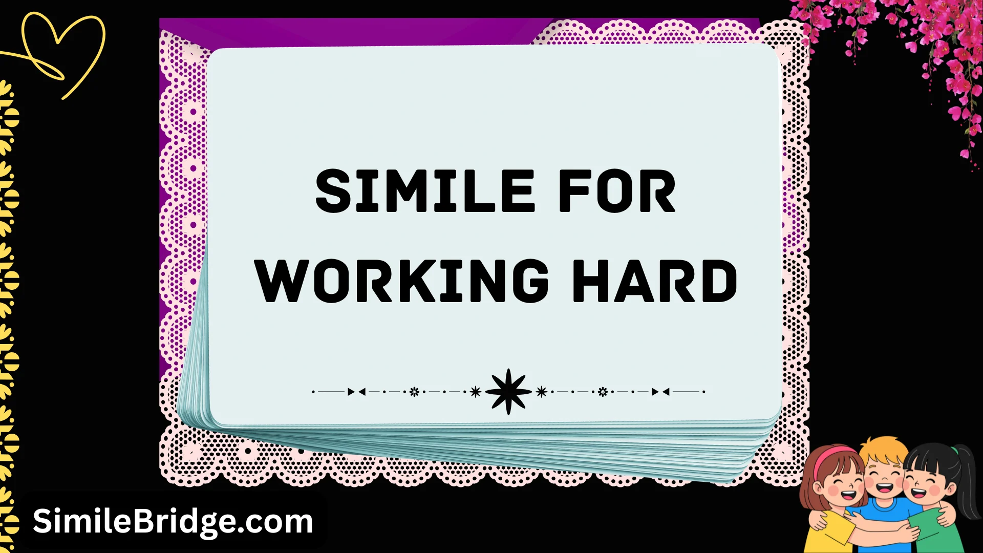 simile for working hard