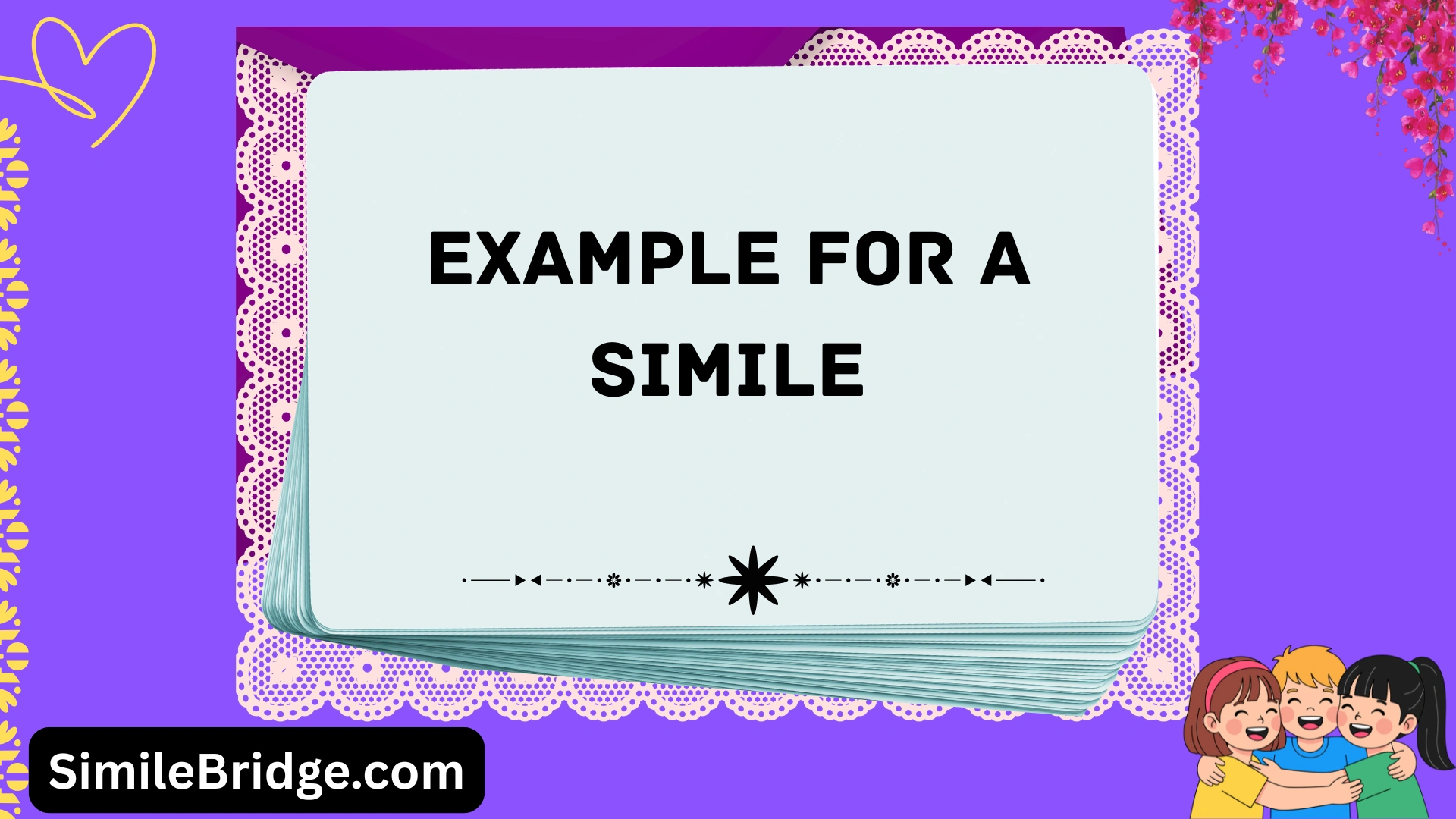 example for a simile