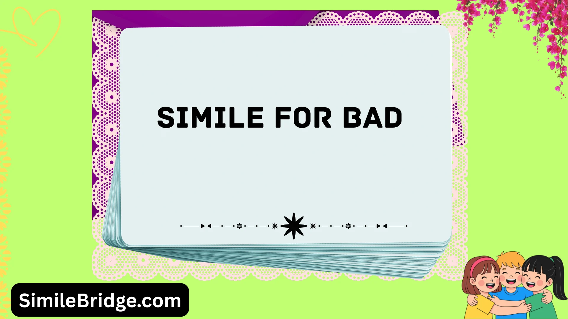 simile for bad