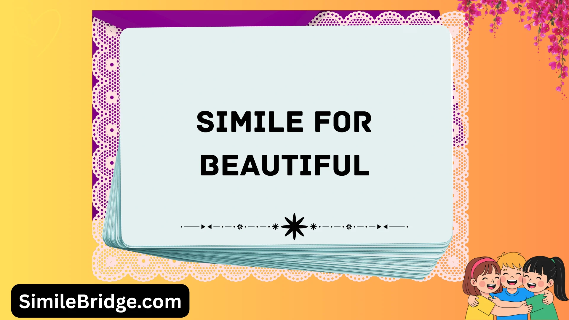 simile for beautiful