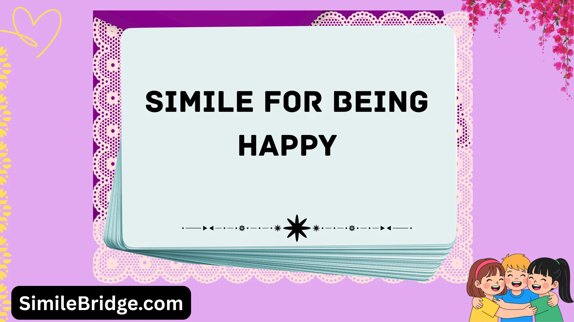 simile for being happy