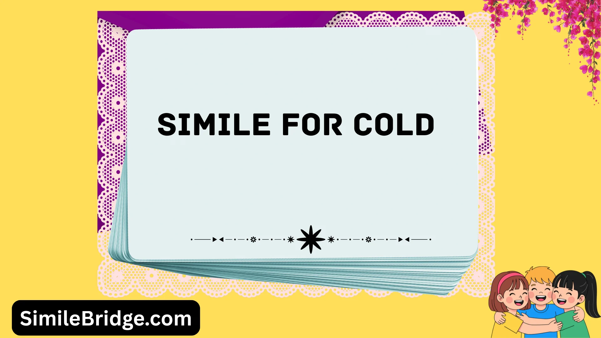 simile for cold