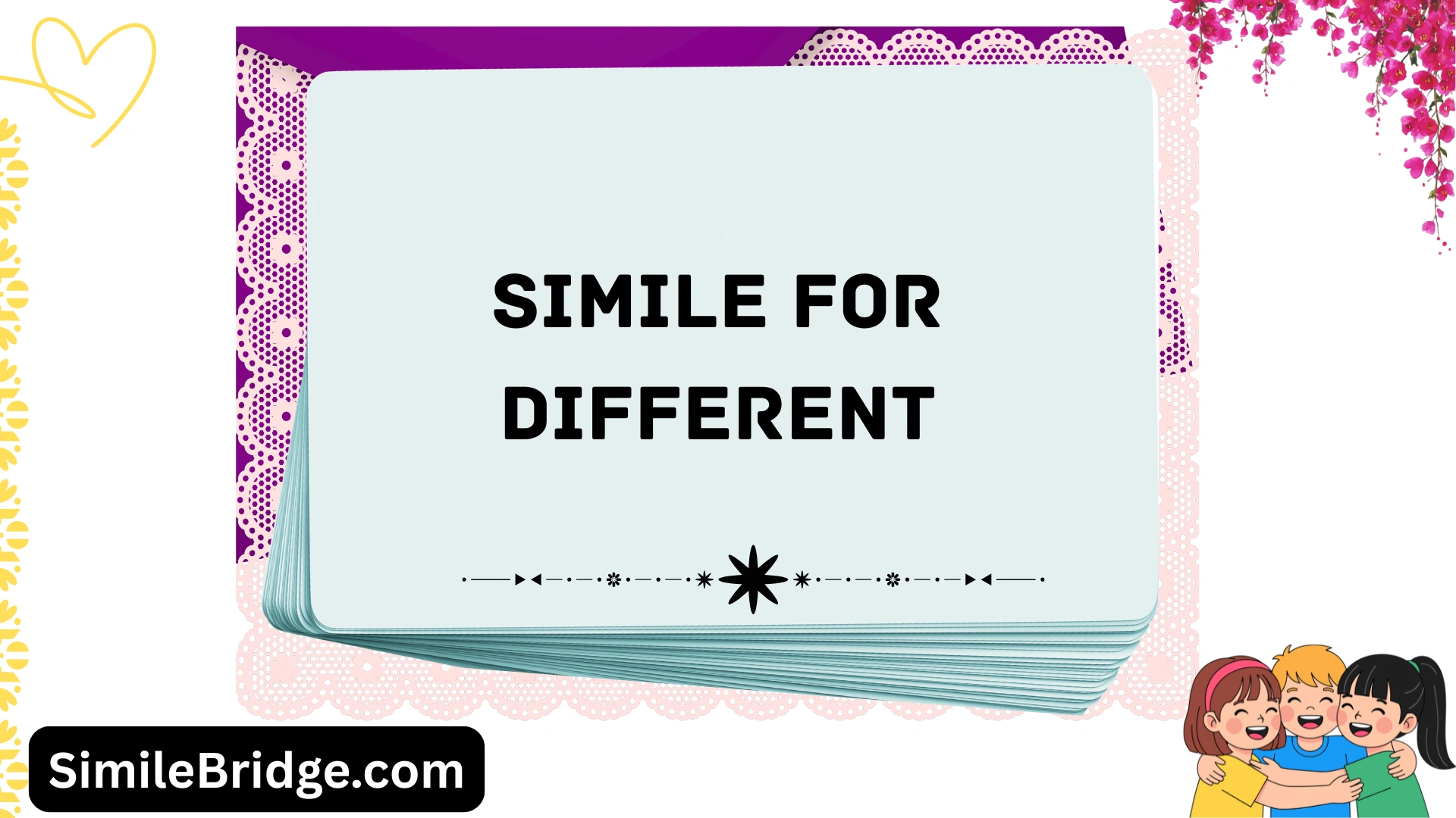 simile for different