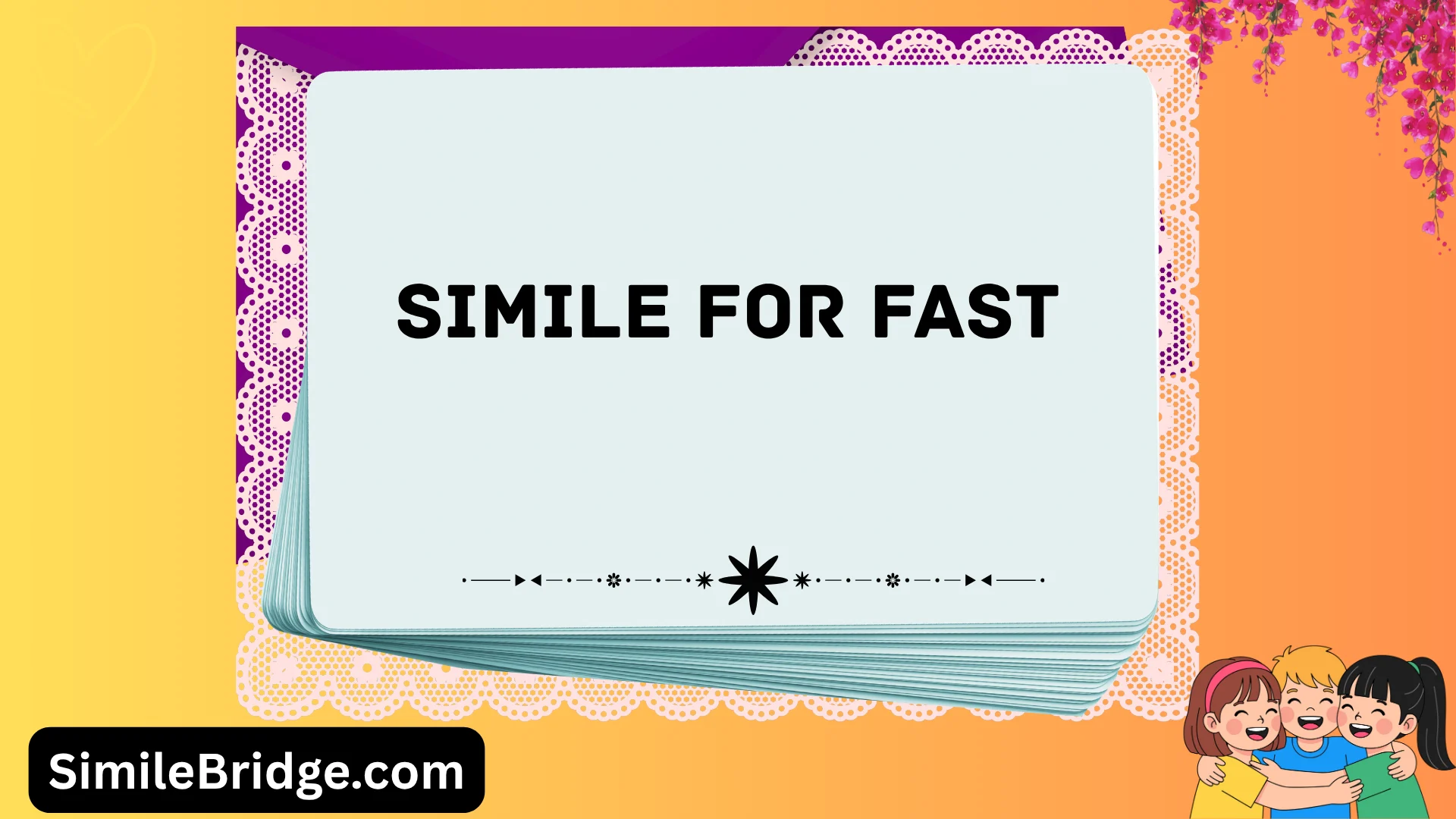 simile for fast
