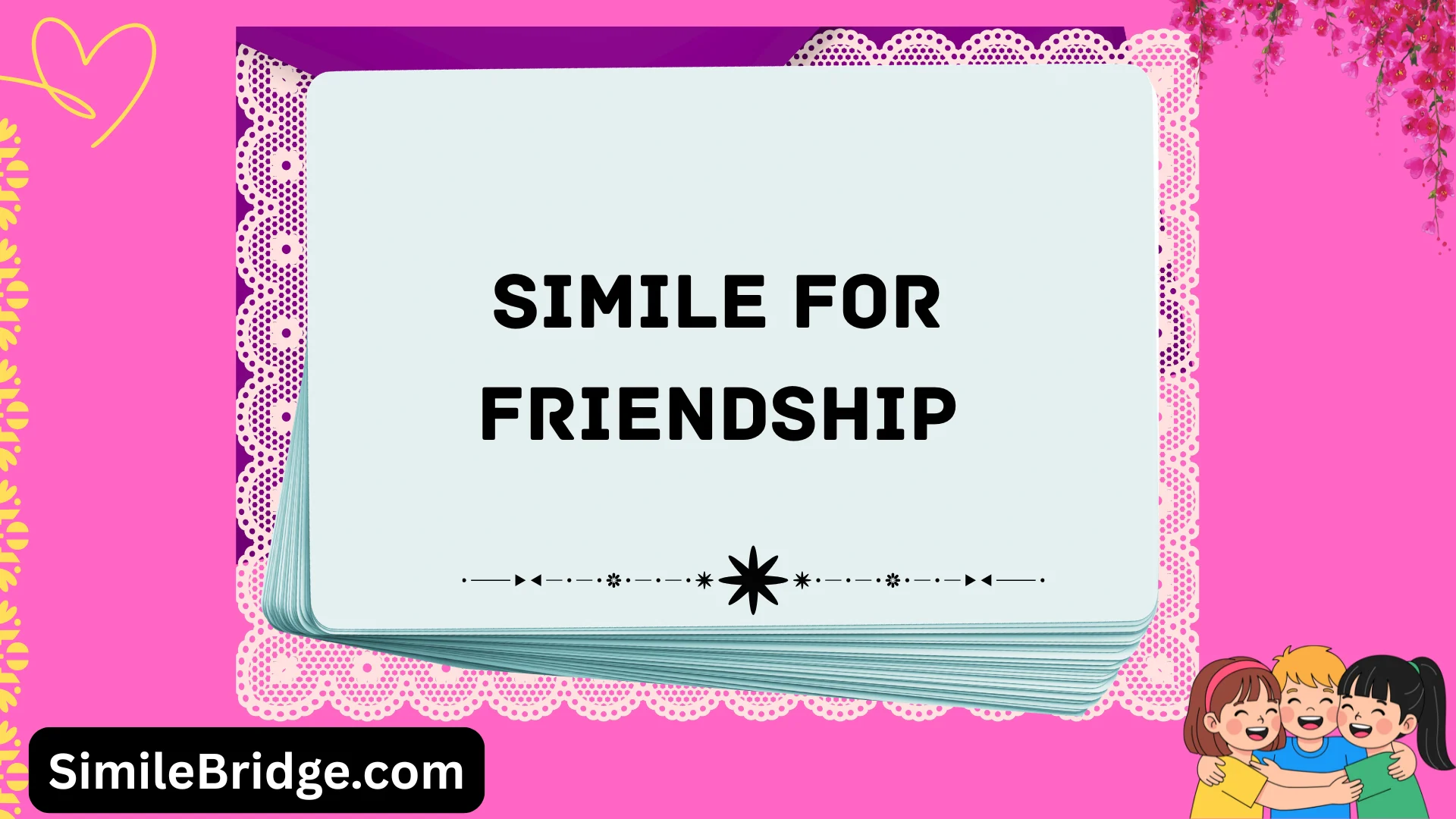 simile for friendship