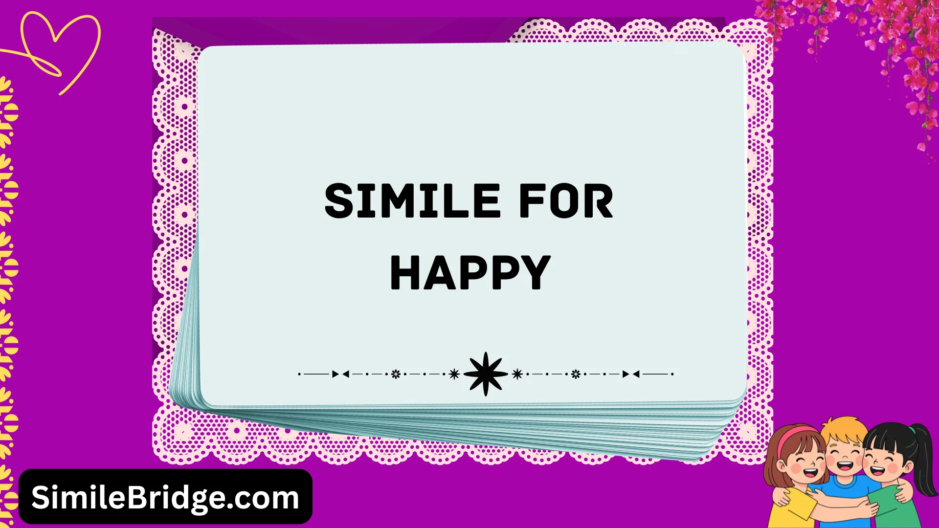 simile for happy