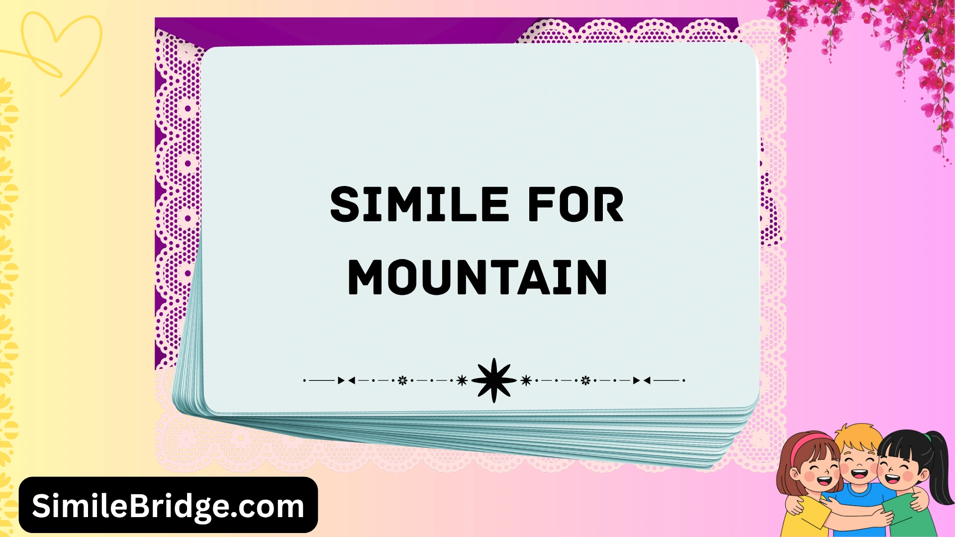simile for mountain