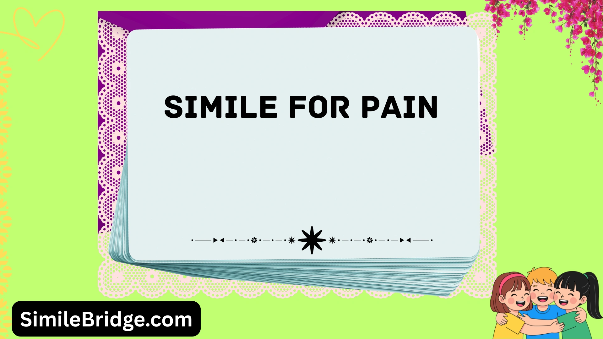 simile for pain