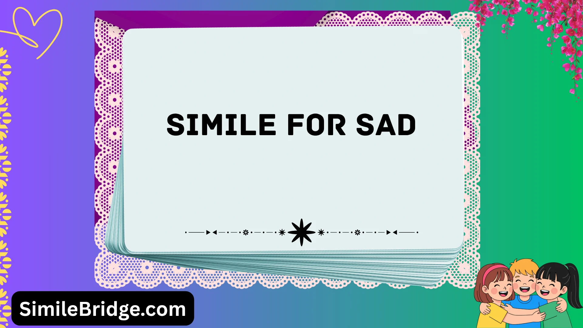 simile for sad