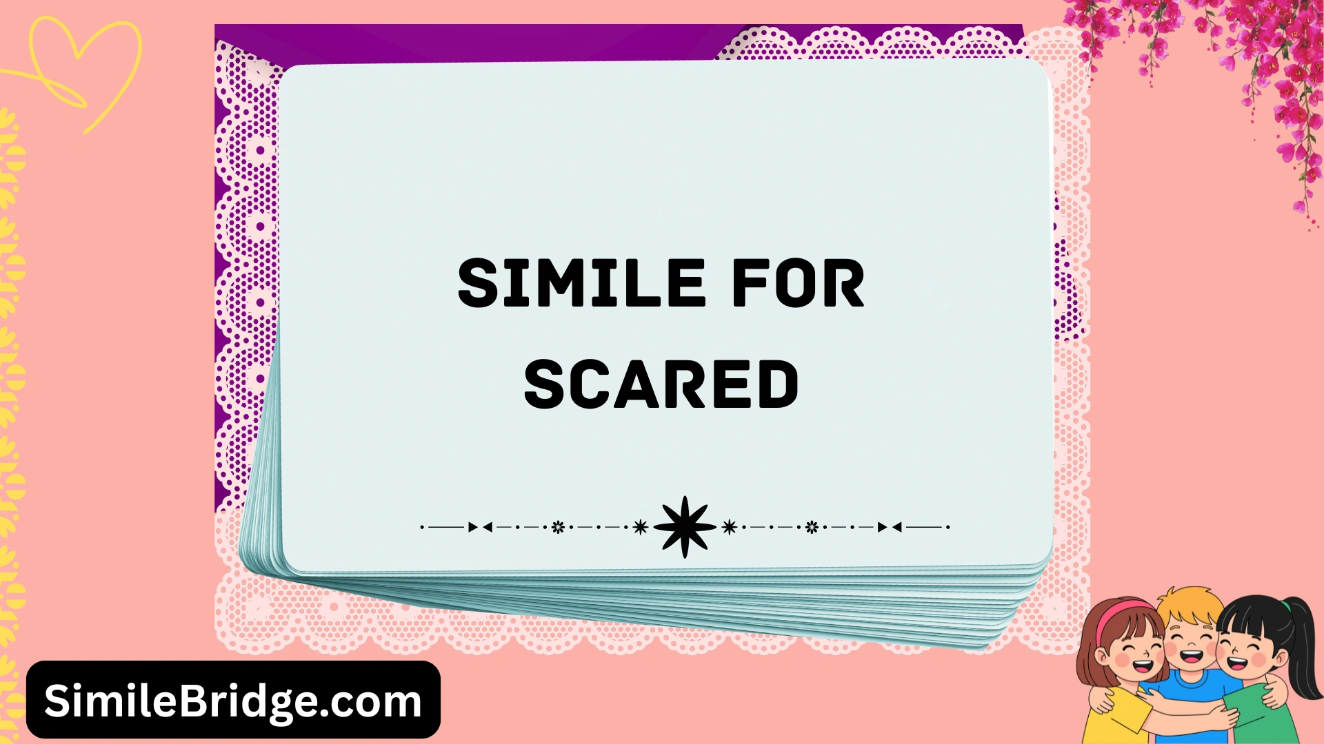 simile for scared