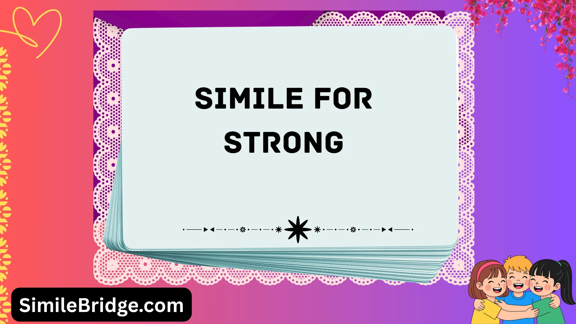 simile for strong