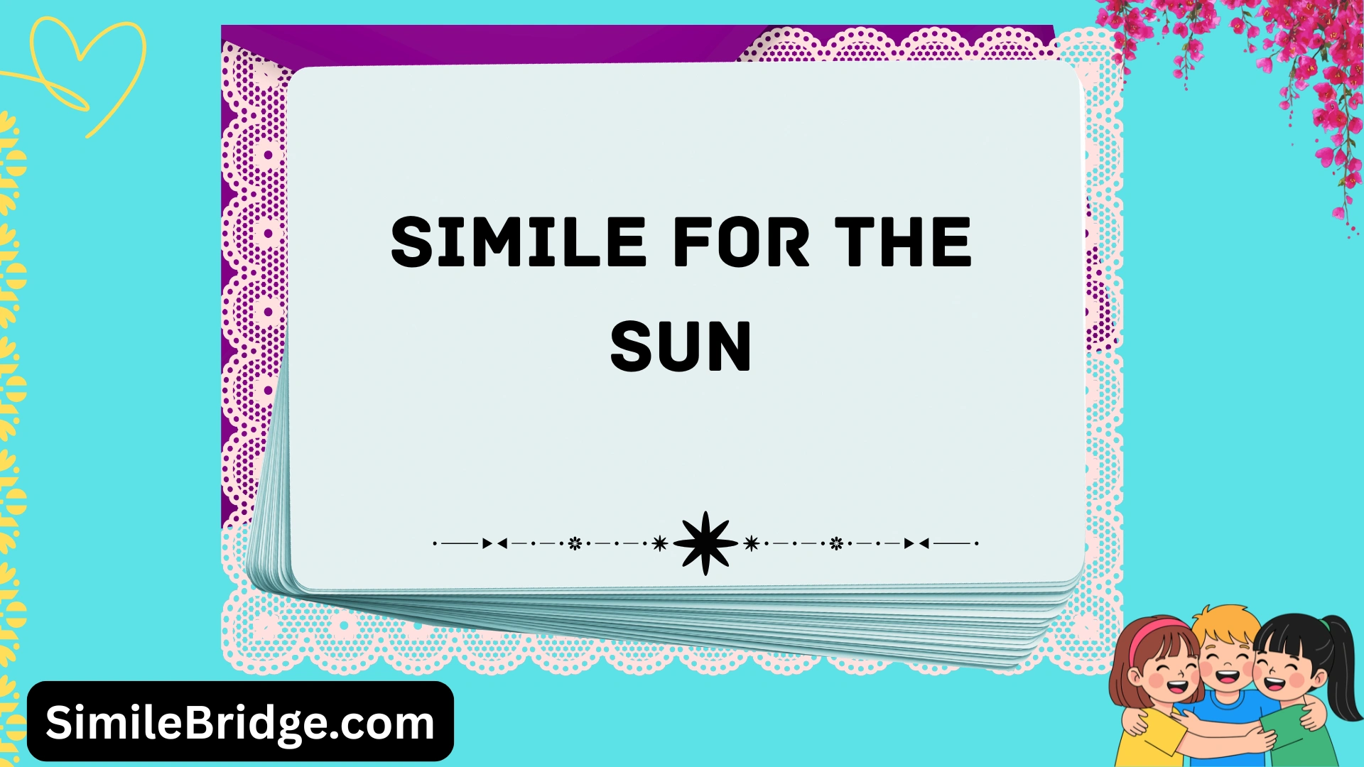 simile for the sun