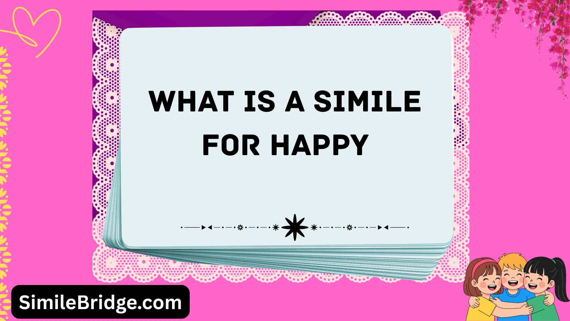 what is a simile for happy