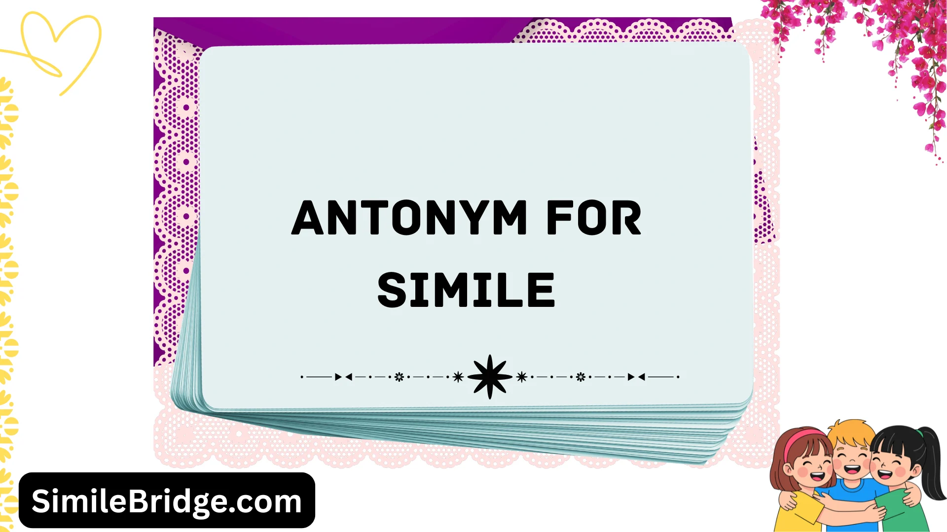 antonym for simile