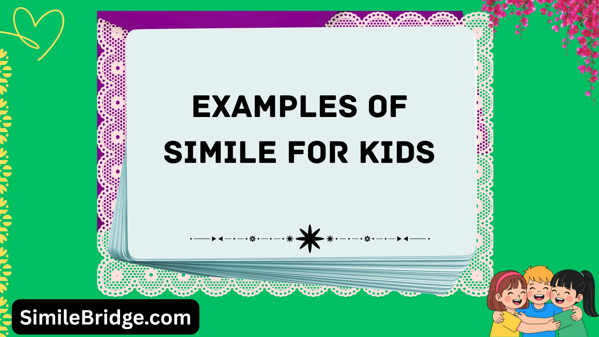 examples of simile for kids