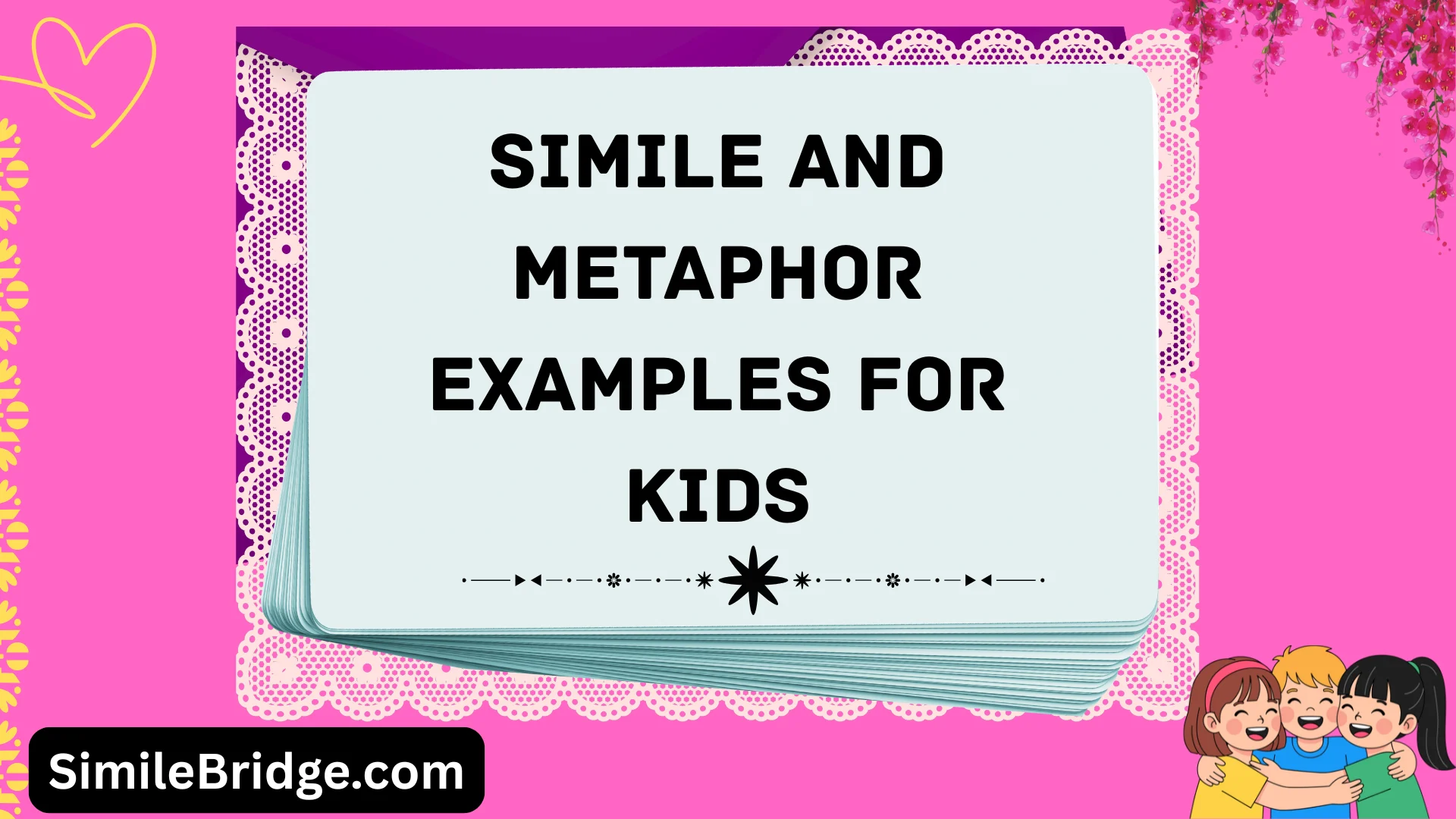 simile and metaphor examples for kids