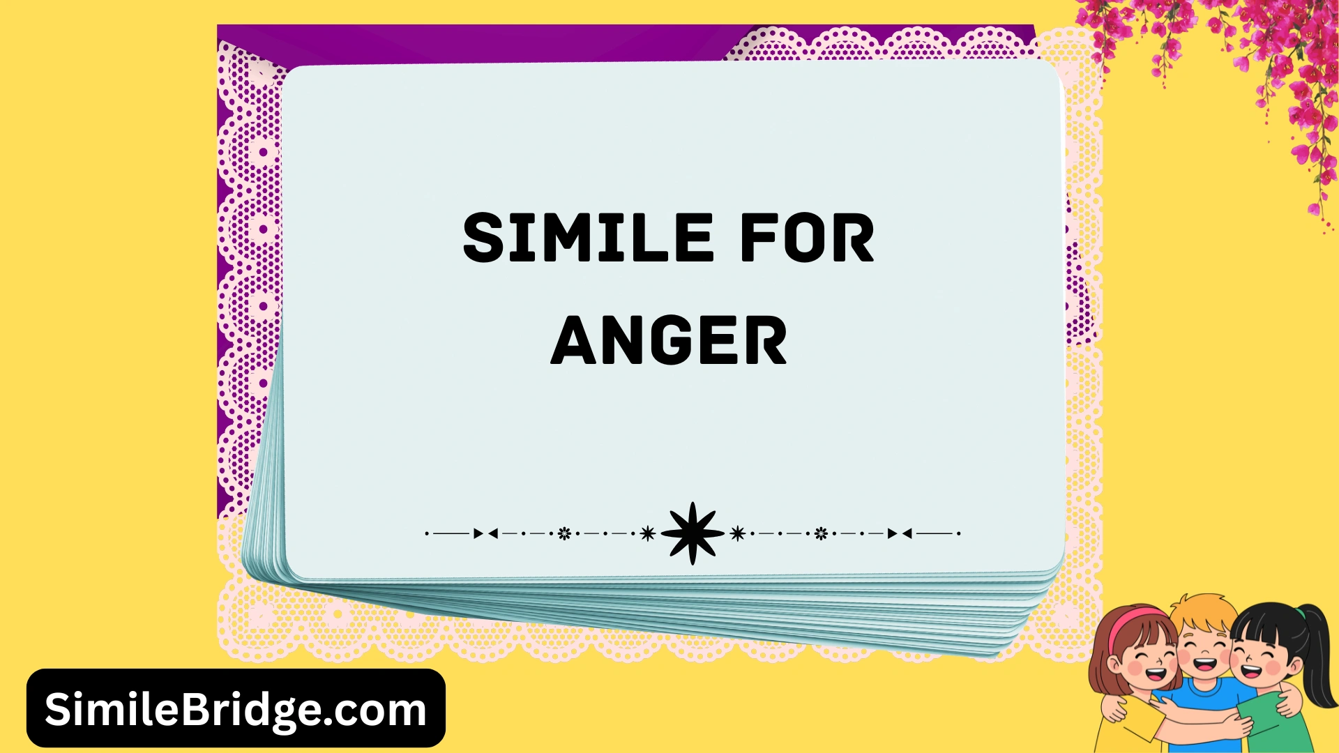 simile for anger
