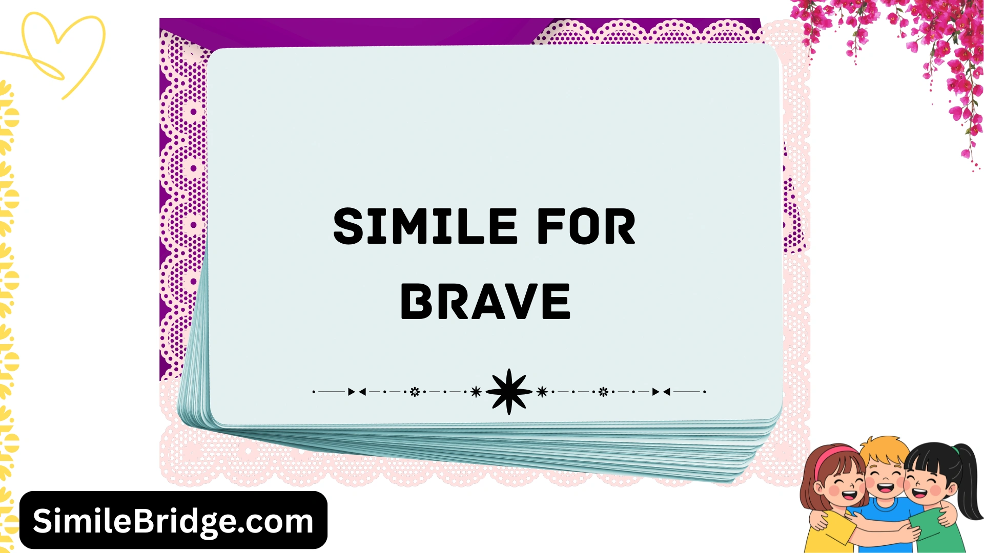 simile for brave