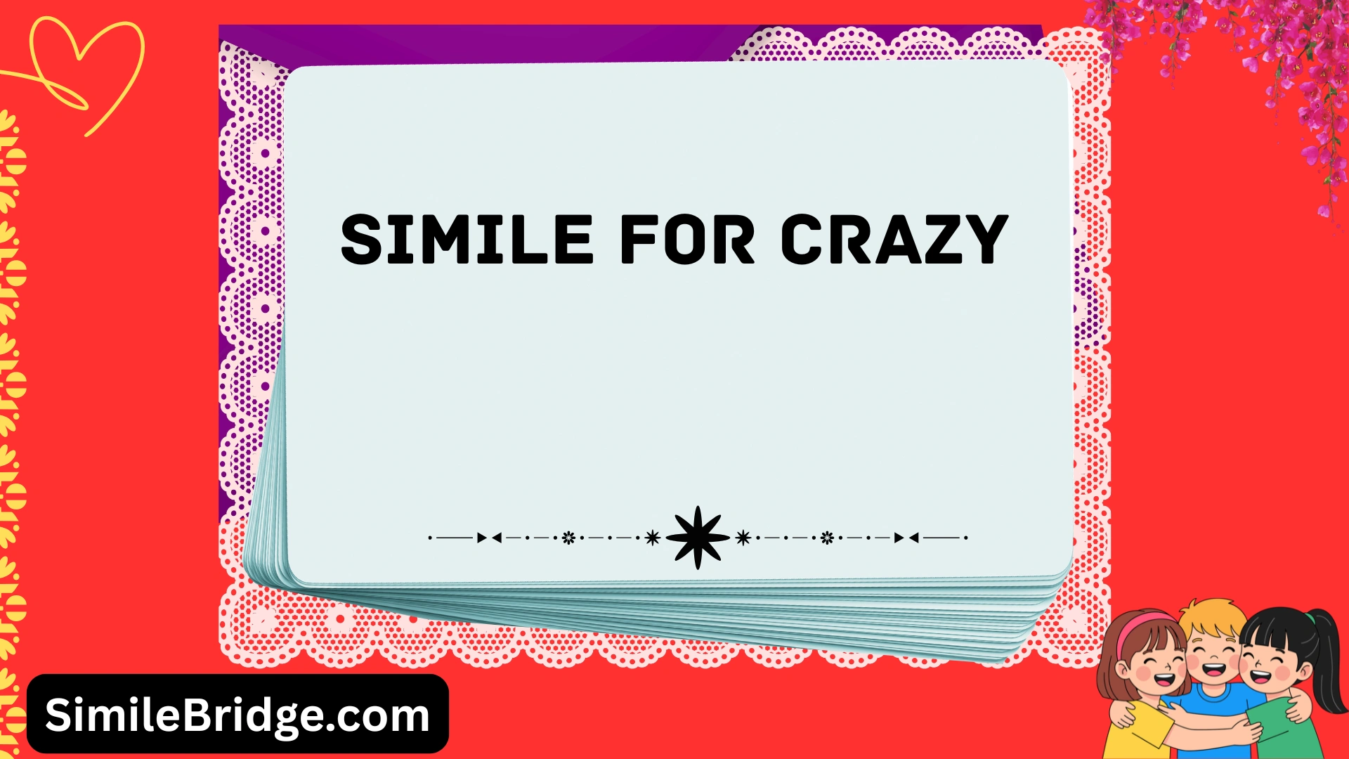 simile for crazy