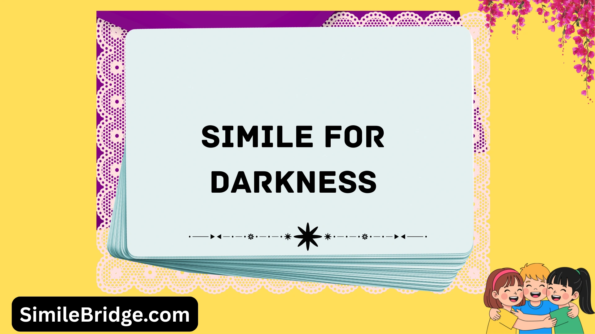 simile for darkness