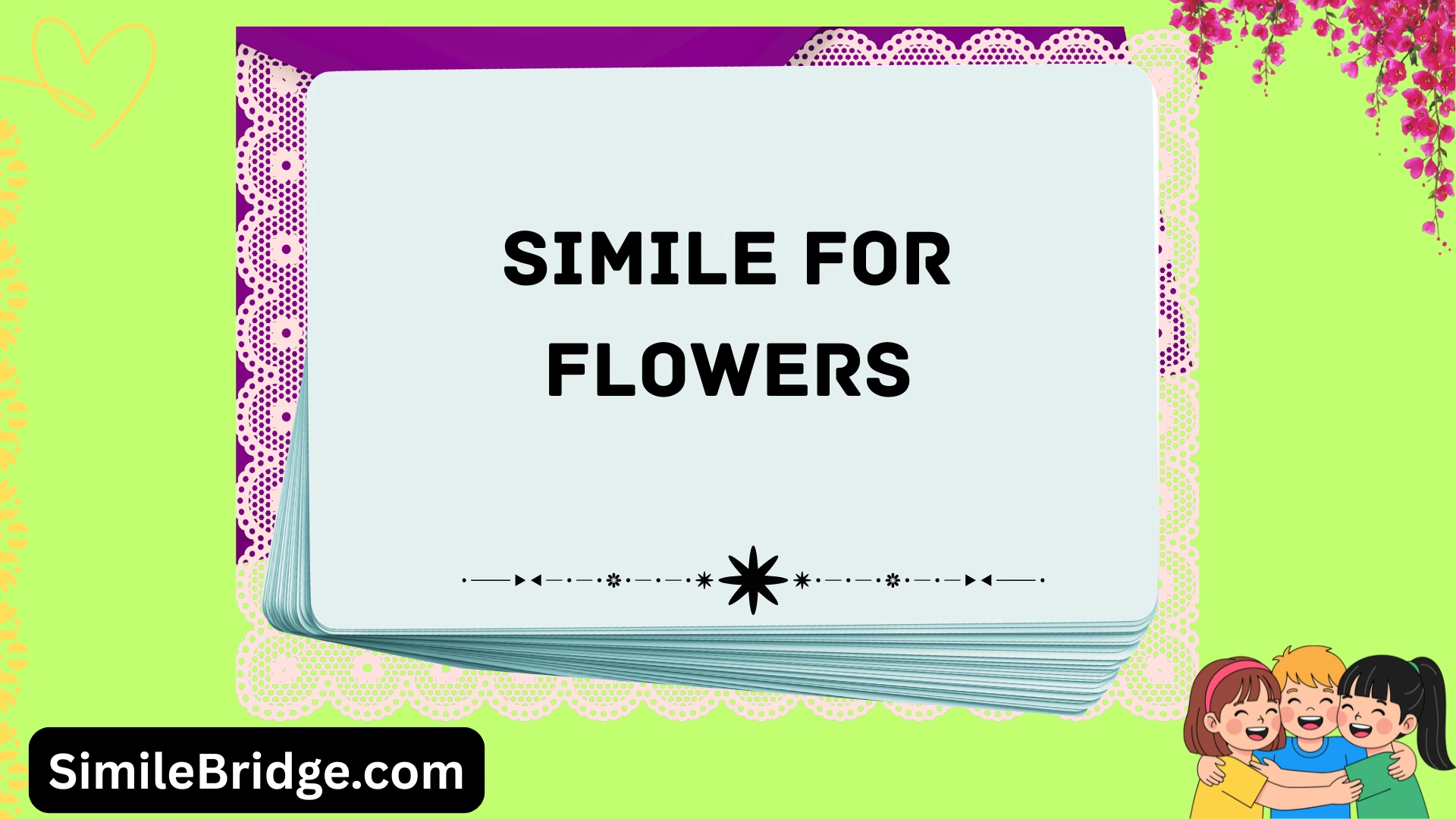 simile for flowers