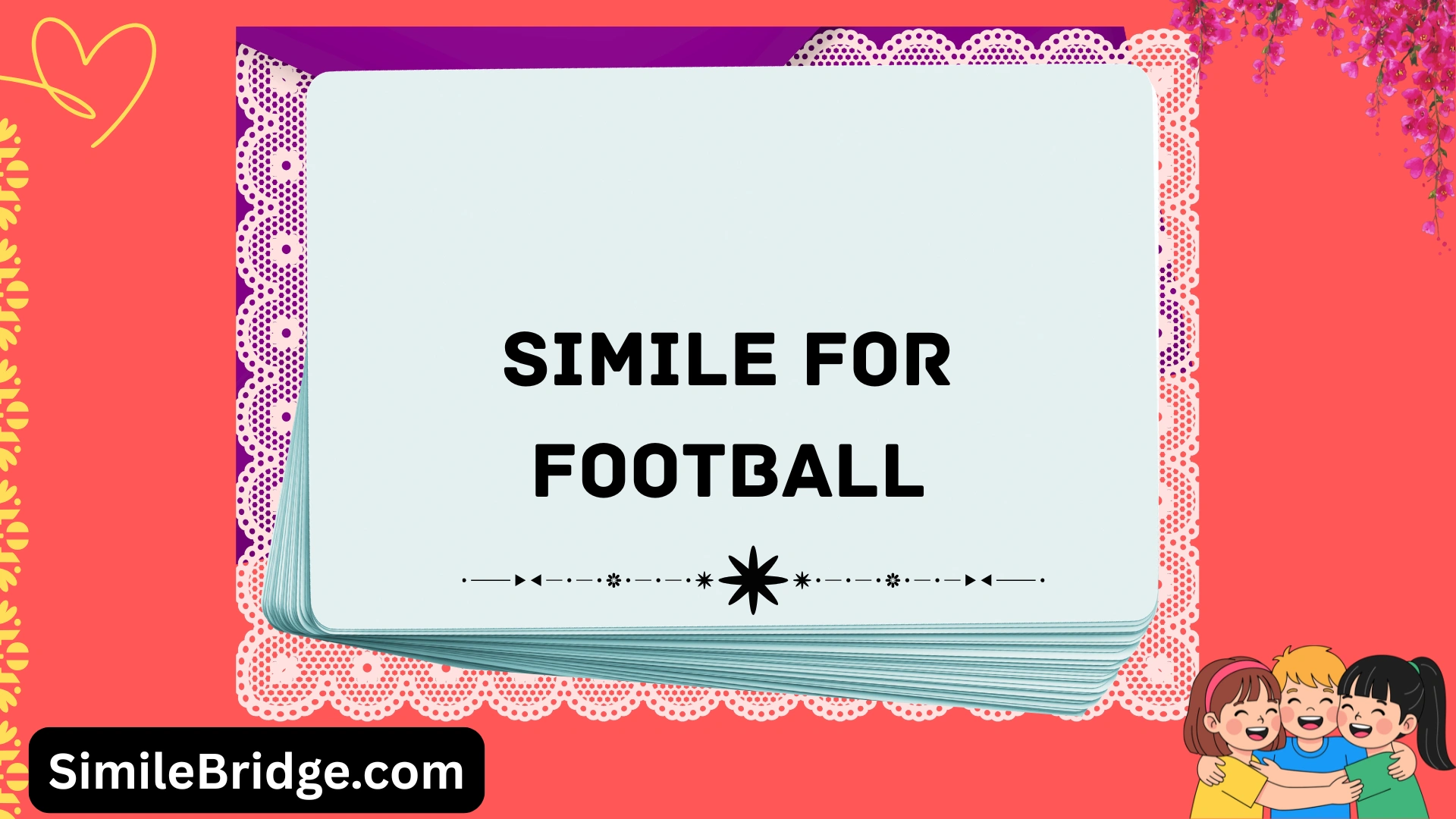 simile for football