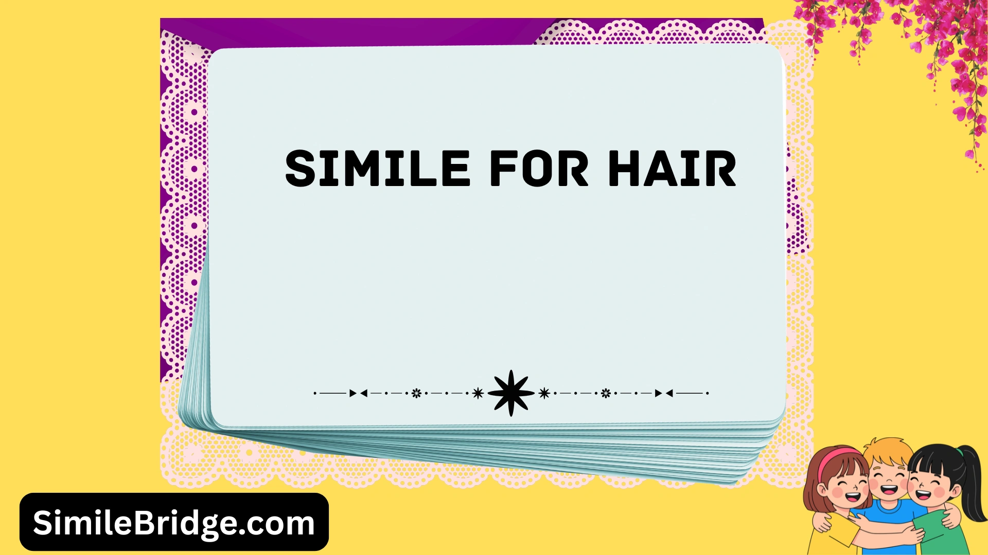 simile for hair