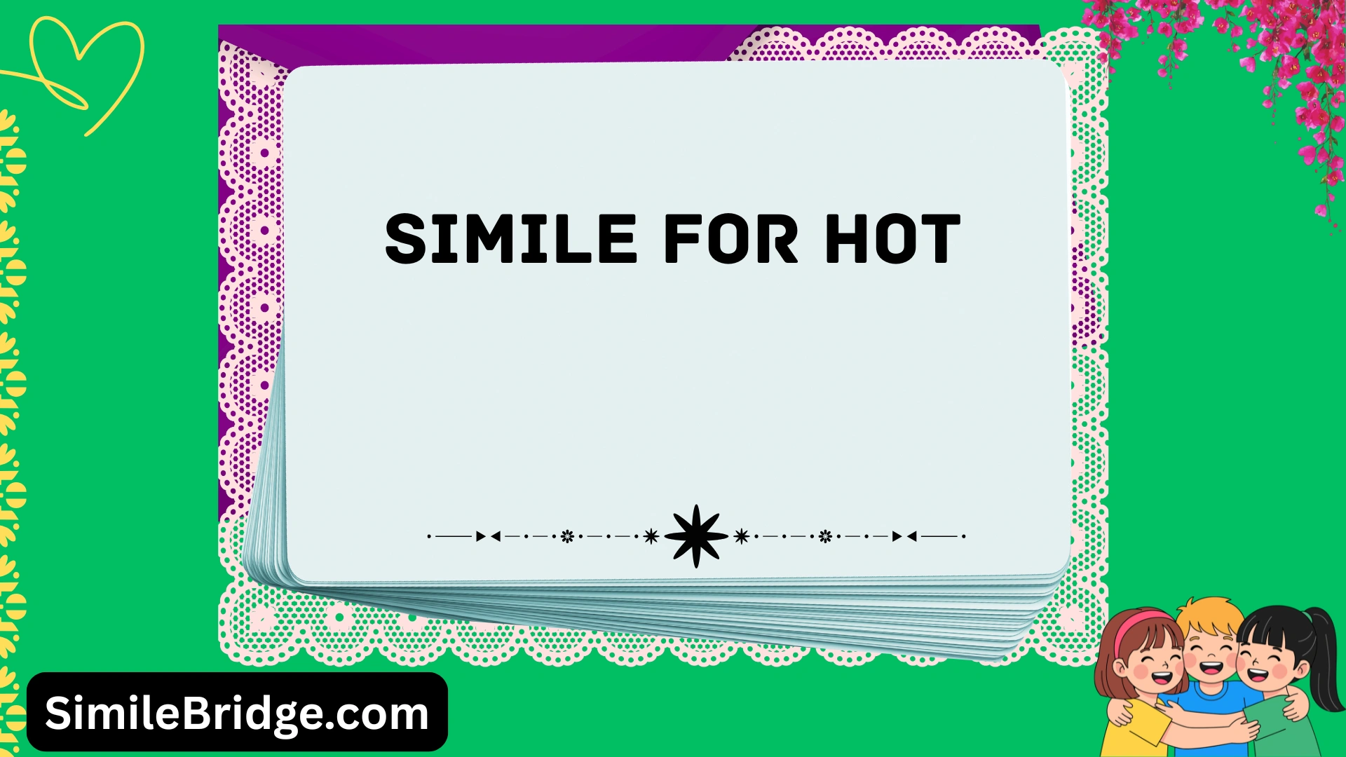 simile for hot