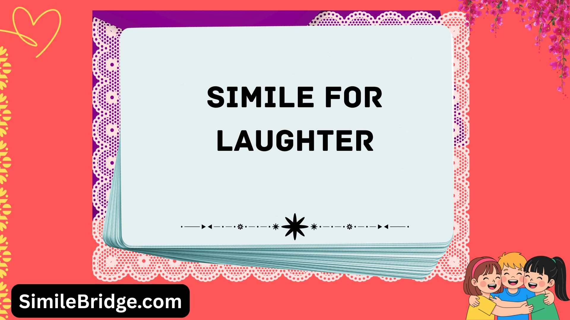 simile for laughter