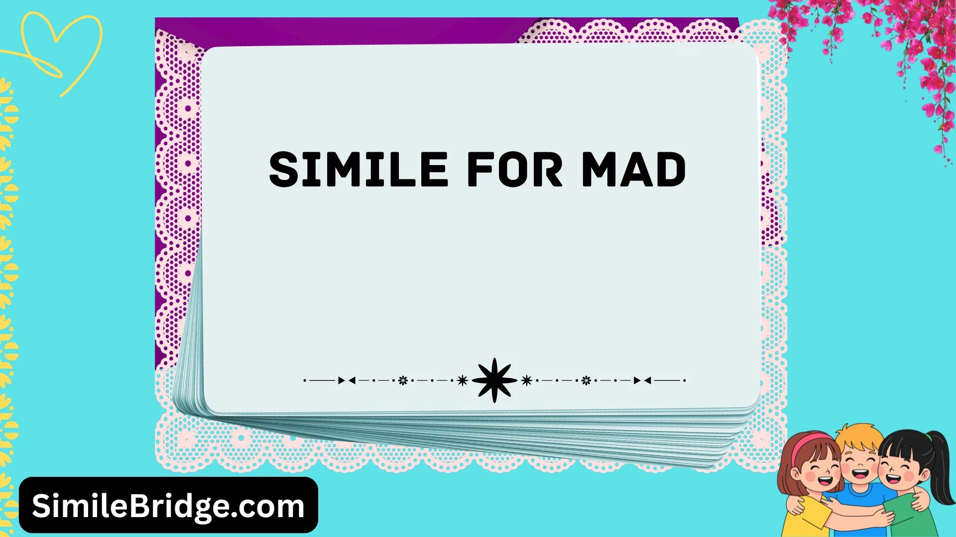 simile for mad