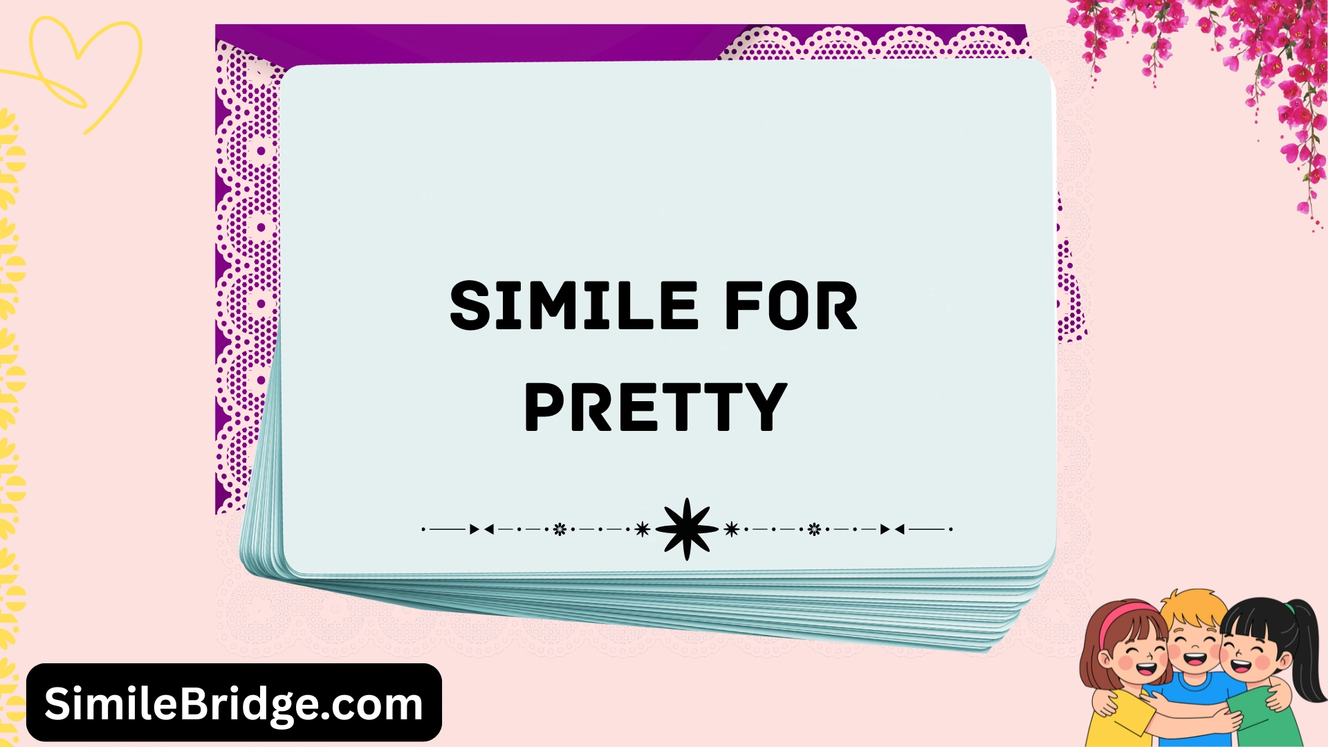 simile for pretty